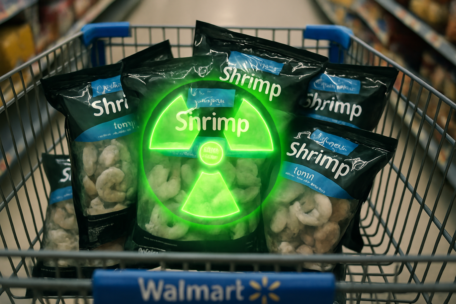 Radioactive Shrimp at Walmart