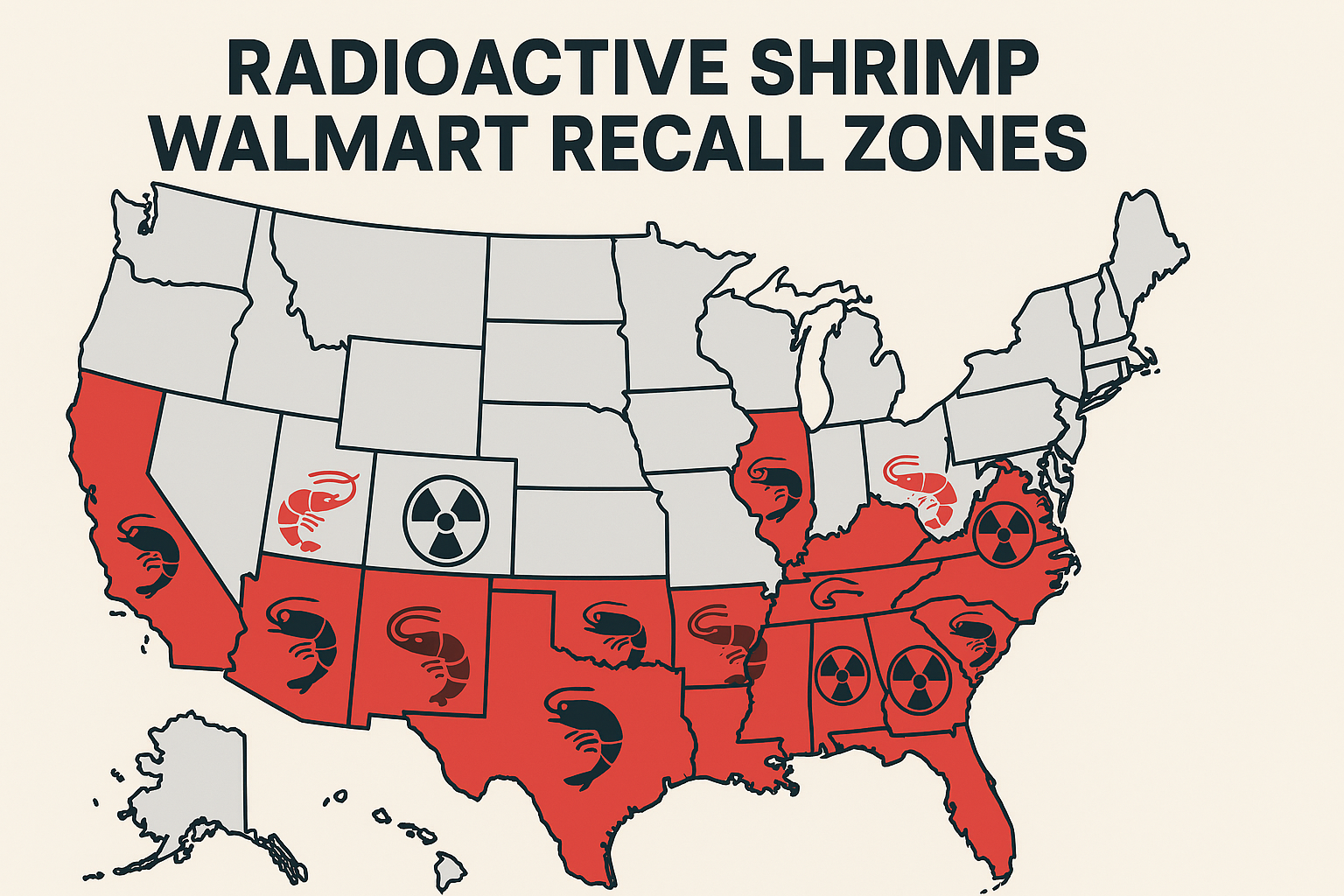 Radioactive Shrimp at Walmart